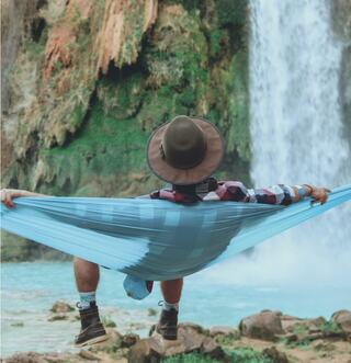 mountains and the lake
