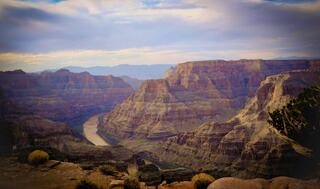 a bridge in the desert