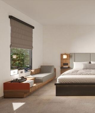 Lounge and turntable